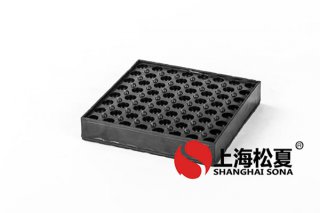 小型設備120*120*20橡膠減震墊